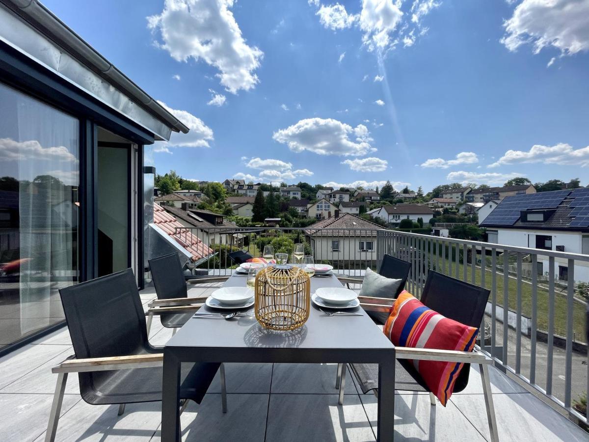 Ferienwohnung Fernblick Königsberg in Bayern Exterior foto